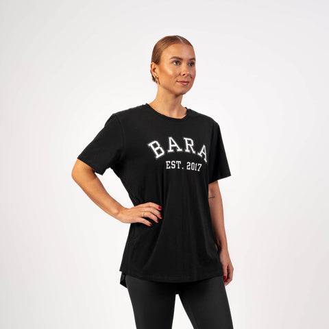 Black College Relaxed T-shirt