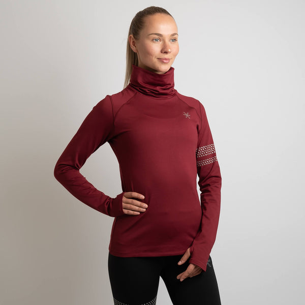 Burgundy Winter Long Sleeve - BARA sportswear