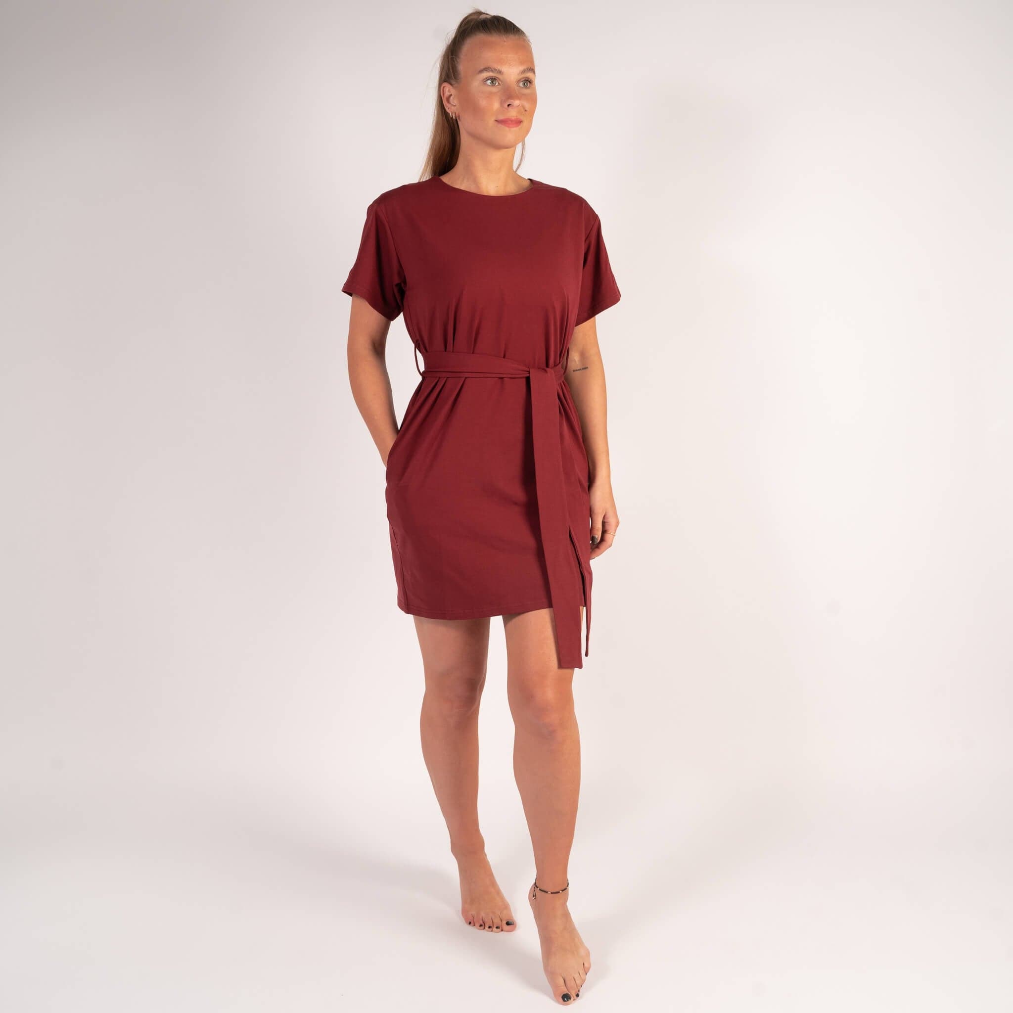 wybzd Women's Summer Fall Shirt Dress Solid Color Mesh See-Thru Long Sleeve  Lapel Button Down Dress Clubwear S-L