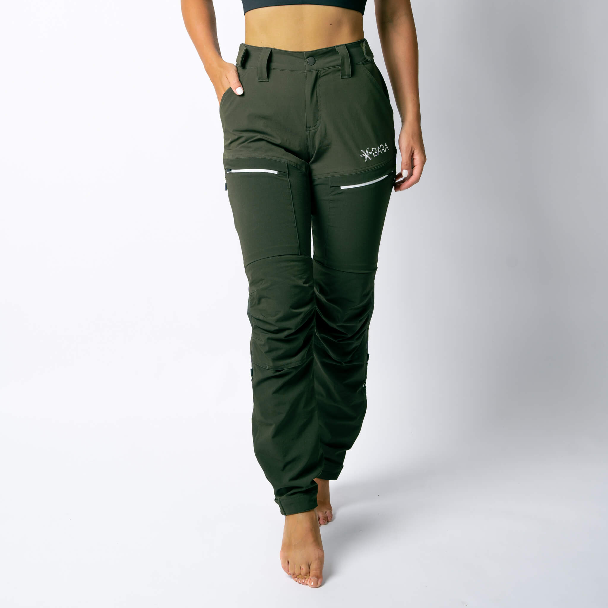 Women's Hiking Pants – MT 500 Khaki - Khaki brown‎, Black olive‎, Carbon  grey‎ - Forclaz - Decathlon