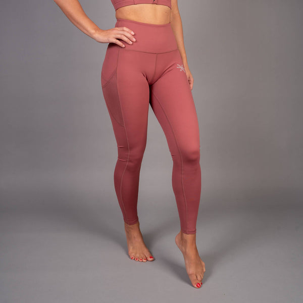 Red Violet Workout Tights from BARA sportswear.